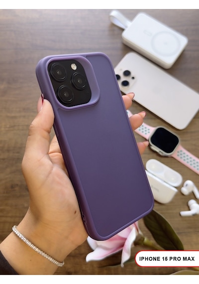 Apple iPhone 15 Pro Max Uyumlu Kamera Korumalı Darbeye Dayanıklı Renk Atmayan Keep Silikon Kılıf Eflatun Apple iPhone 15 Pro Max Uyumlu Kamera Korumalı Darbeye Dayanıklı Renk Atmayan Keep Silikon Kılıf Eflatun