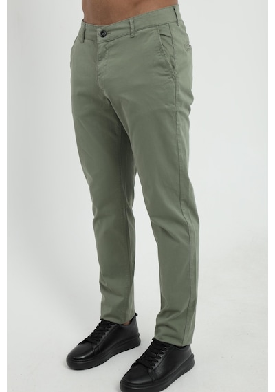Dufy Erkek Regular Fit Haki Pantolon-19095