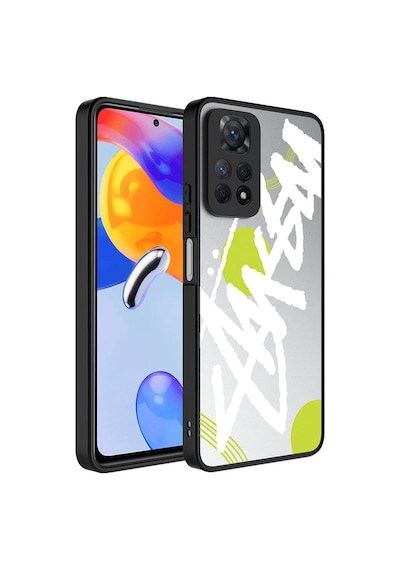 Xiaomi Redmi Note 12 Pro 4g Kılıf Aynalı Desenli Kamera Korumalı Parlak Zore Mirror Kapak Süper Anne
