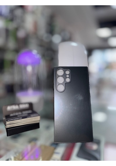 Samsung Galaxy Uyumlu S23 Ultra Kılıf Kamera Korumalı Mika Arka Kapak