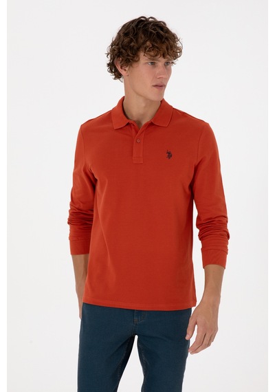 U.s. Polo Assn. Erkek Kiremit Sweatshirt 50307688-vr031 Kiremit