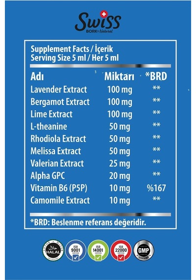 Calm Down Sleep Çocuk Şurubu 150 Ml L-theanine, Rhodiola, Melissa, Vitamin B6