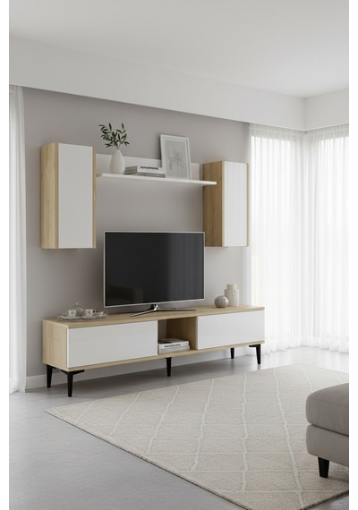 Tvr1599db Aplos Tv Ünitesi Takımı Safirmeşe-beyaz 150cm