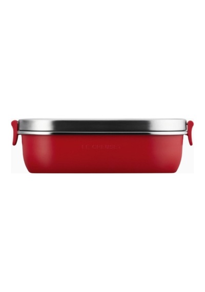Le Creuset On The Go Yemek Kabı Paslanmaz Çelik Saklama Kapları Kırmızı