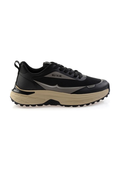 Bambi Siyah Gri Erkek Sneaker E01175526122 Siyah