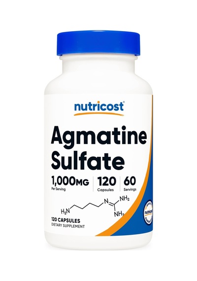 Nutricost Agmatine Sulfate 1000 Mg 120 Capsules