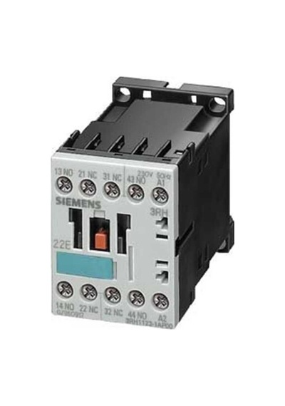 Siemens 3rh1131-1bm40 220vdc 3no+1nc Boy S00 Yardımcı Konaktör Vida Bağlantılı Muadili 3rh2131-1bm40
