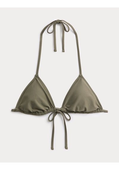 Marks & Spencer Üçgen Bikini Üstü T52001203B Yeşil