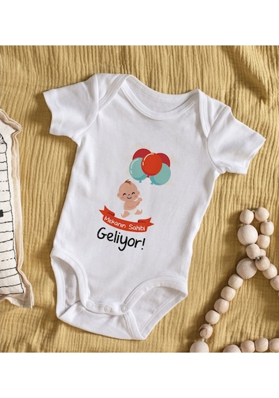 Bitmeyenkartus Bk Kids Mekanın Sahibi Geliyor Tasarımlı Bebek Body Zıbın - Model Çok Renkli