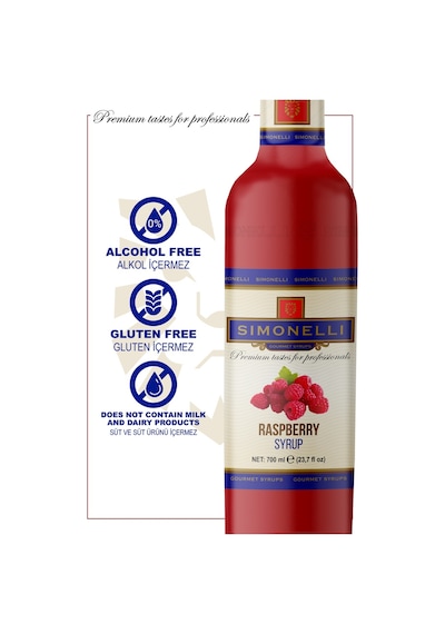 Simonelli Kahve Şurubu Frambuaz Aromalı 700 ML