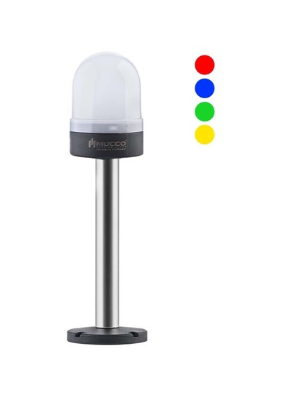 Mucco Somun Bağlantılı 20 Cm Uzatma Profilli Rgb Tepe Lambası