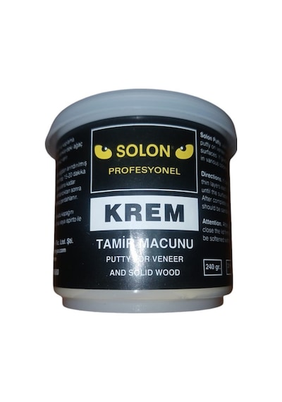 5 Adet Çok Amaçlı Ahşap Parke Masa Sehpa Çizik Çok Amaçlı Tamir Dolgu Macunu Krem 240 Gr