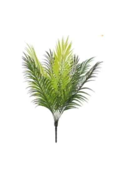 Yapay Çiçek Palmiye Areka Yapay Bitki Salon Çiçeği 9 Yaprak 50cm