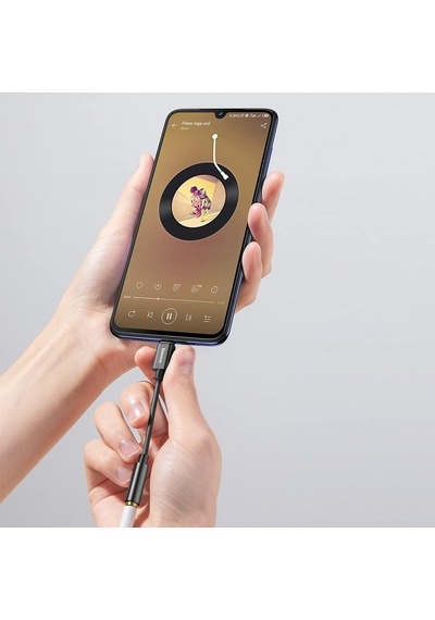L54 Usb-c - 3,5 Mm Kulaklık Adaptörü, 24 Bit/48 Khz Dac, Siyah