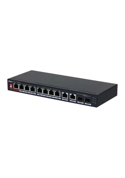 Dahua 10port Poe 90w Pfs3210-8et2gf-96 Gıgabıt 2xsfp Yönetilemez Switch