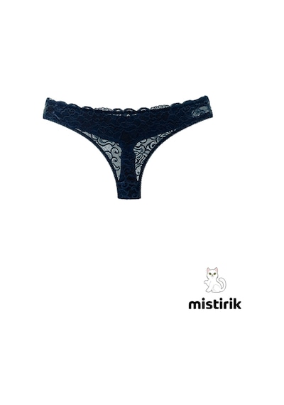 Masara Model Tanga Desenli Ve Esnek Spor Külot Lacivert Renk Lacivert