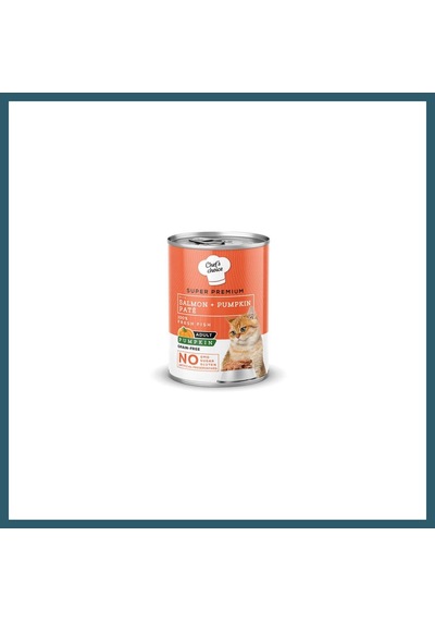 Chefs Choice Pumpkin Pate Somonlu Balkabaklı Tahılsız Yetişkin Kedi Konservesi 400 Gr Ob
