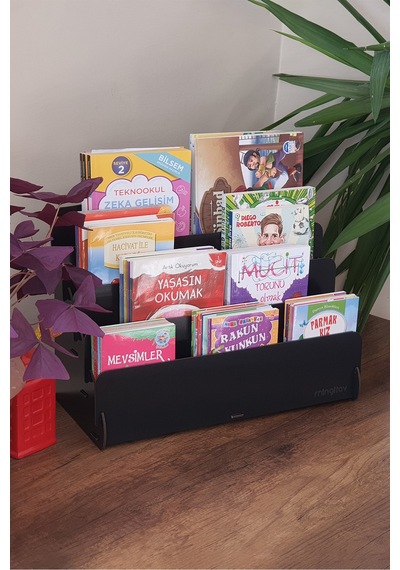 Mini Lucky Montessori Çocuk Kitaplığı 4 Raflı Ahşap Çocuk Odası Kitaplık Masaüstü Mini Kitaplık Siyah - 570895571 Siyah Mini Lucky Montessori Çocuk Kitaplığı 4 Raflı Ahşap Çocuk Odası Kitaplık Masaüstü Mini Kitaplık Siyah - 570895571 Siyah