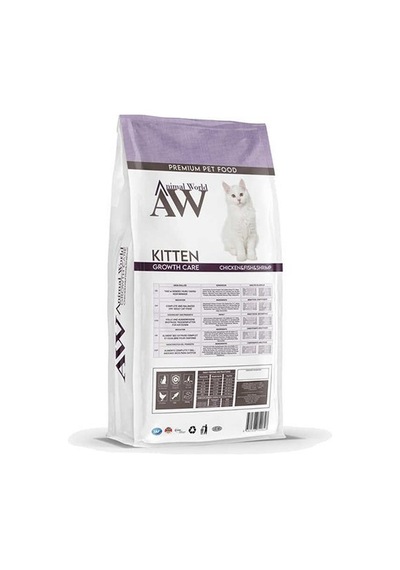 Animal World Tavuk Balık Karidesli Yavru kedi Maması 15 Kg