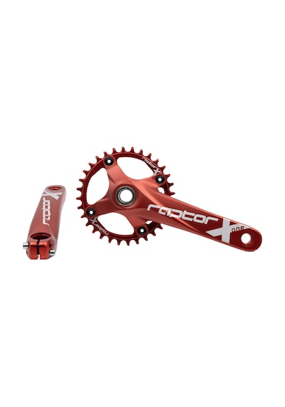 Bike Sky Raptor 32t Kırmızı Tekli Aynakol Mtb Dağ Bisikleti Krank, Alüminyum, Kırmıızı