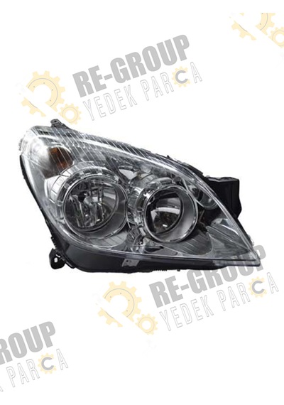 Opel Astra H Ön Far Kromlu Beyaz 2007- Sağ 1216660