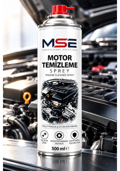 Mse Pro Motor Temizleme Spreyi 500 Ml Susuzdur