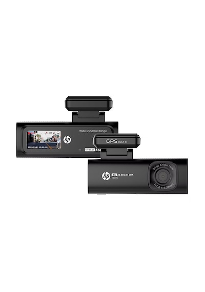 Hp F499x 4k Wdr, Araçiçi Kamera, 1.5 Inch Renkli Lcd Ekran, Gps Li, Wi-fi Destekli