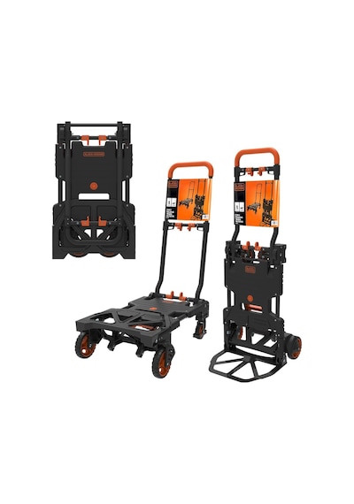 Black+Decker Bh206 70/137Kg Çok Fonksiyonlu Katlanır El Arabası (548360816)