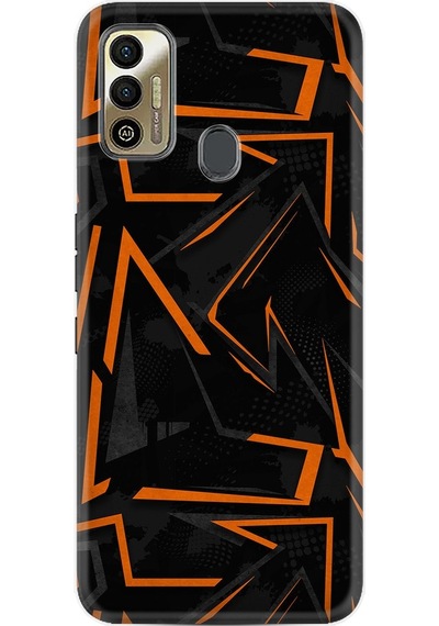 Kilifland Tecno Sparrk 7T Kilif Silikon Desen Zigzaglar 1651 523386929