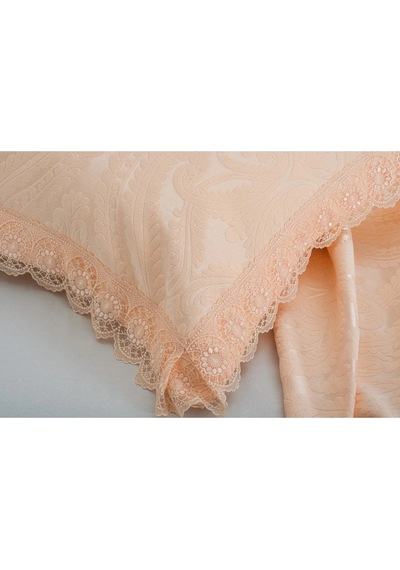 Tulip Polyester Pamuk Şönil Su Yeşili Yatak Örtüsü Çift Kiş. 3 Prç. 696 Çok Renkli