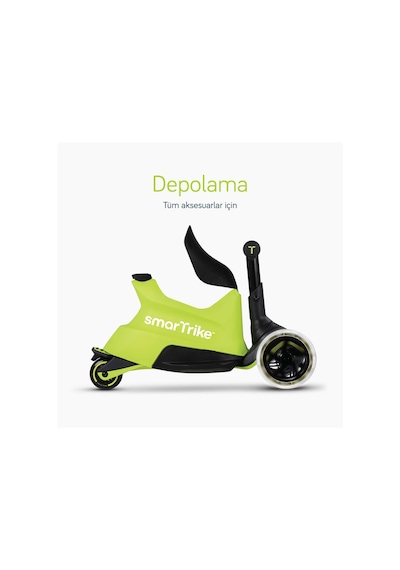Smartrike Xtend Büyüyebilen Ride On Scooter Lime Çok Renkli