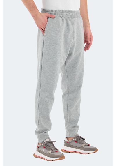 Slazenger Valerıe 2 Li Set Erkek Cepli Siyah - Gri Eşofman Altı Siyah - Gri