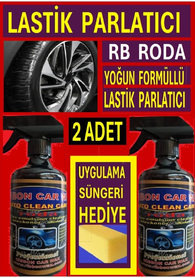 2 Adet Rb Roda Lastik Parlatıcı -koruyucu 500 Ml