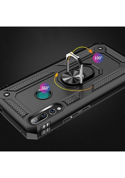 Huawei Y9 Prime 2019 Kılıf Zore Vega Kapak Kırmızı