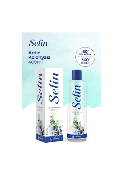 Parfümlü Kolonya Ardıç 400 Ml 2'li Set