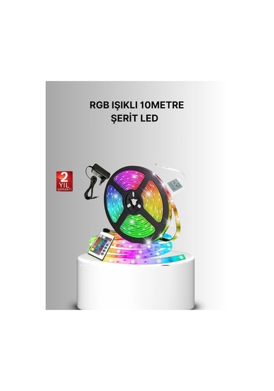 Mey İthalat Uzaktan Kumandalı Rgb Smart Şerit Led Işık Esnek Ve Taşınabilir Dekorasyon Çok Renkli