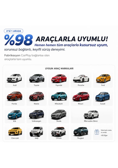 Kablosuz Car Play Adaptörü İos Ve Android Cihazlar Için, Wireless Carplay Çevirici Diğer