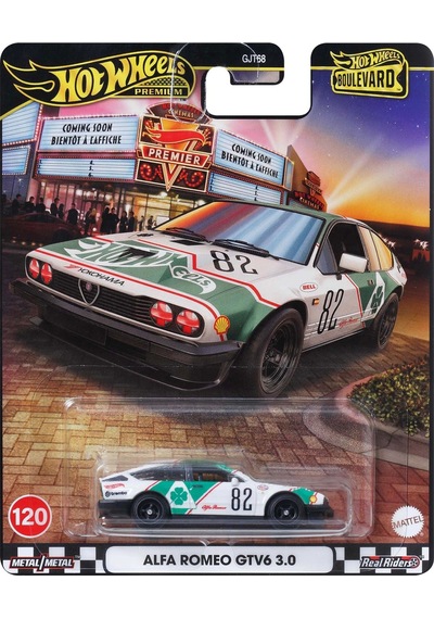 Hot Wheels Boulevard Premium Araçlar - Alfa Romeo Gtv6 3.0 - Gjt68 - Jbl16 Çok Renkli