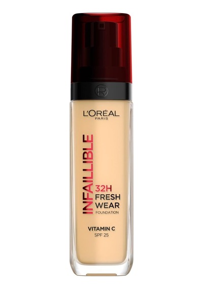 L'oreal Paris Infaillible 32h Fresh Wear C Vitaminli Fondöten - 120 Vanilla Sku: Zeus8690010404169 0
