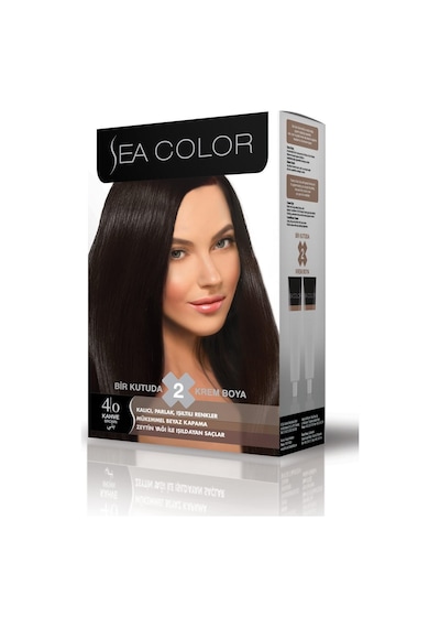 Sea Color Saç Boyası 4/0 Kahve