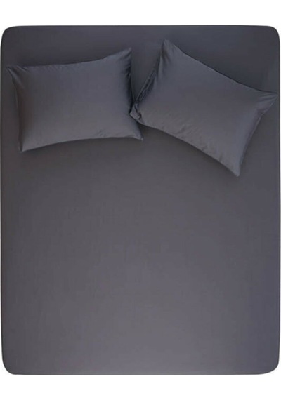 Sarev 160x200 Antrasit Çift Kişilik Fitted Lastikli Çarşaf