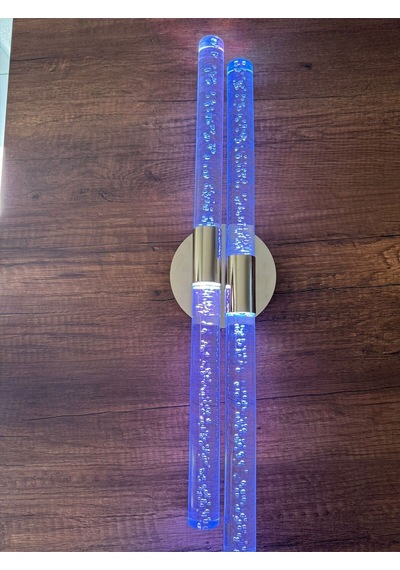 Bh Bubblelight Dubble Şık Ve Zarif Modern Led Duvar Aplik Gold Rgb Elektrikli Kumandalı Gold