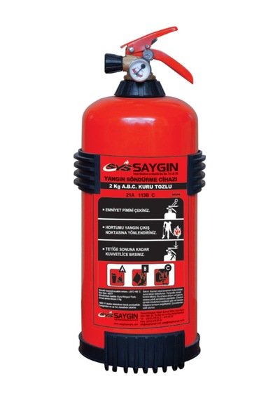 Saygın S004 Kuru Kimyevi Yangın Söndürme Tüpü 2 KG