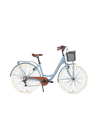 Bisan Sorrento-s Kadın Şehir Bisikleti 44cm V 28 Jant 7 Vites Bebe Mavi Silver Çok Renkli