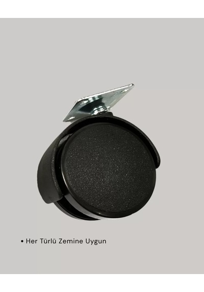 Home Kilitsiz Mini Tekerlek Ayak 4 Cm 4 Lü Set Kolay Montaj Çok Renkli