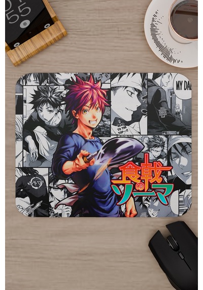 Food Wars Anime V2 - 22x18 Gaming Kauçuk Kaymaz Taban Mouse Pad Fare Altlığı