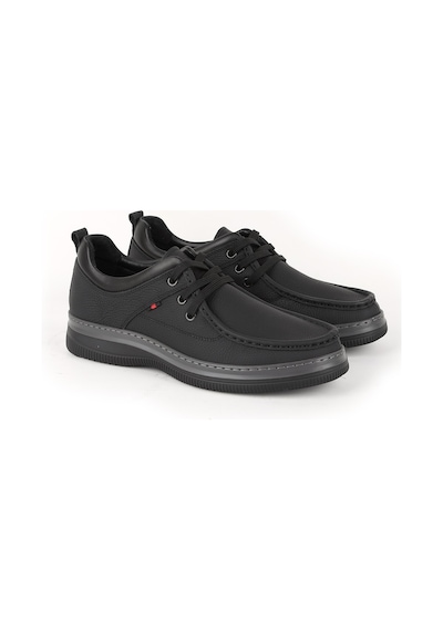 Lbr H1064 Erkek Deri Casual Ayakkabı Khv-gri Syh-gri