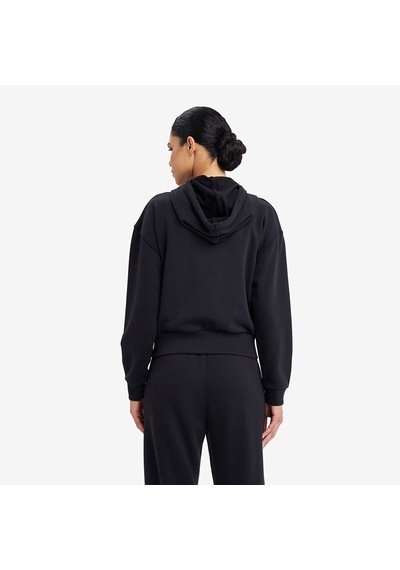 Lescon Siyah Kadın Fermuarlı Kapüşonlu Sweatshirt 26s-2201-26n