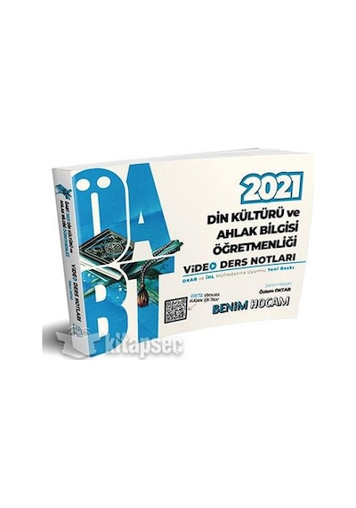 Öabt Din Kültürü Video Ders Notları 2021 - Benim Hocam Yayınları