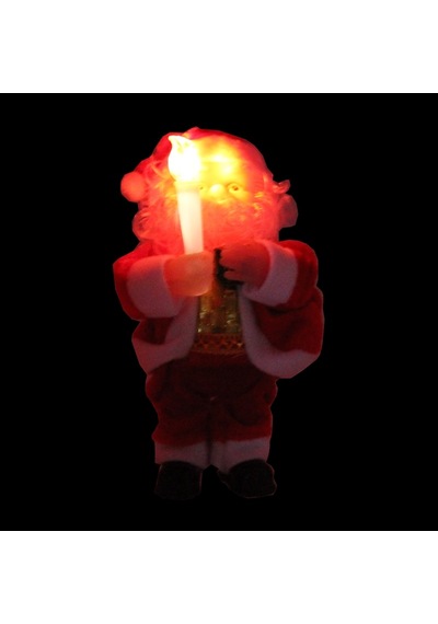 Işıklı Ve Müzikli Noel Baba - 17cm X 9cm